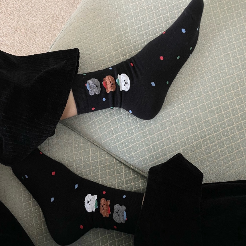 CACTUS-Q韓國代購㊣女士新款時尚職業25秋冬熱賣人氣推薦襪子CACTUS十雙起/可混搭襪子