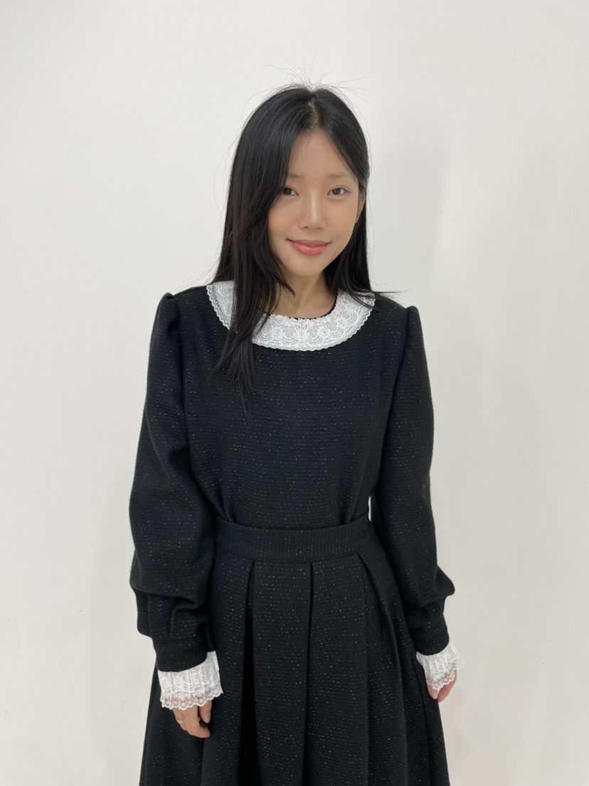 ANNA VERRY-P韓國代購㊣女士新款熱賣推薦25秋冬襯衫蕾絲衫ANNA VERRY-P襯衫/蕾絲衫圖色1