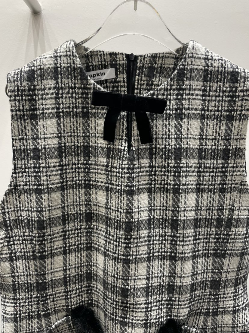 ANNA VERRY-P韓國直郵㊣女裝新款推薦時尚25秋冬連衣裙口袋ANNA VERRY-P連衣裙