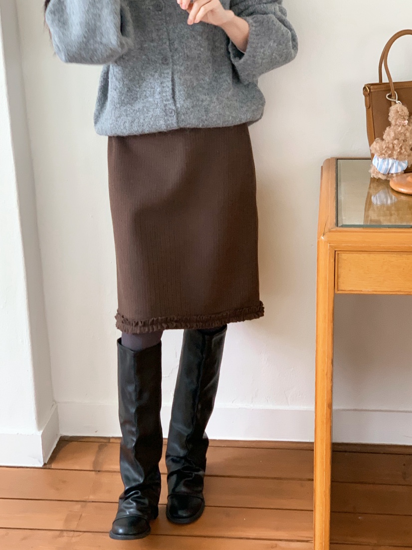 BEFORE SUNRISE韓國直郵㊣女士新品職業人氣時尚半身裙中短裙BEFORE SUNRISE半身裙/中短裙