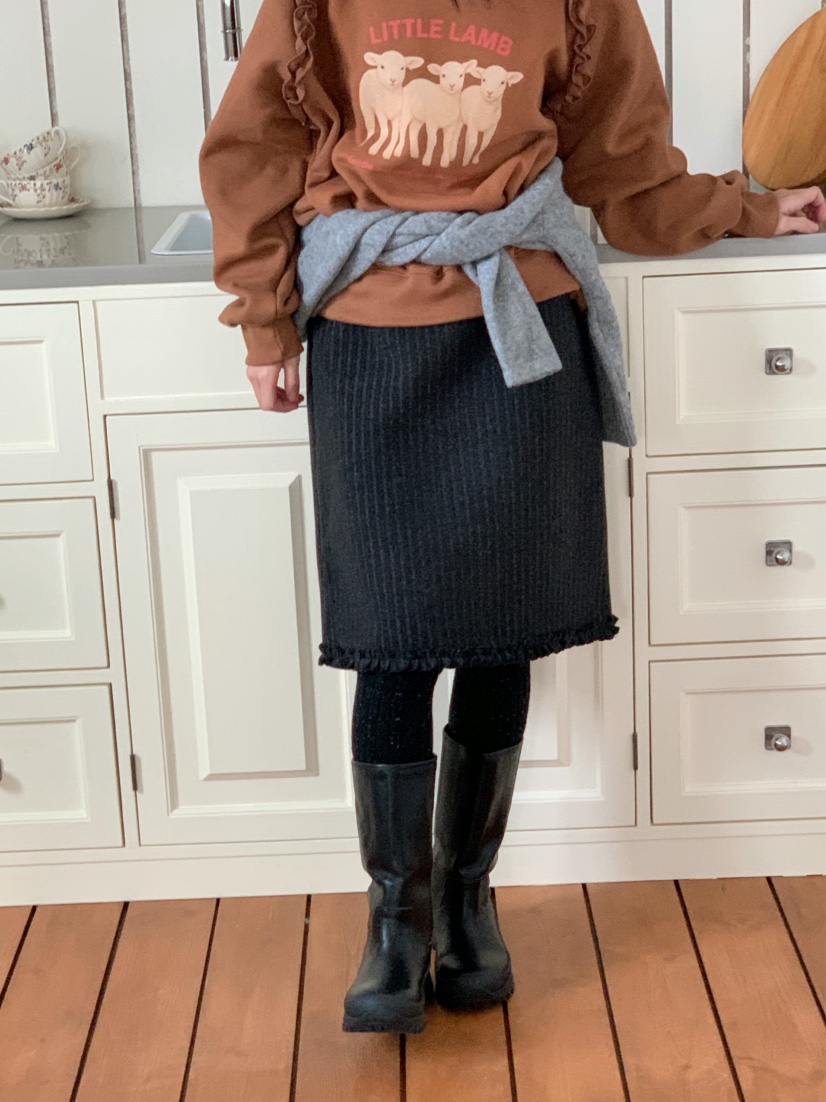 BEFORE SUNRISE韓國直郵㊣女士新品職業人氣時尚半身裙中短裙BEFORE SUNRISE半身裙/中短裙