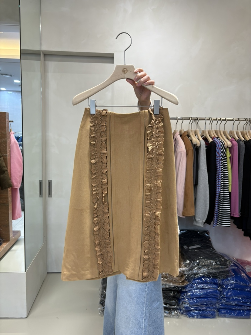 LIVE AID-P韓國代購㊣女裝新款人氣熱賣休閑半身裙中短裙LIVE AID-P半身裙/中短裙圖色1