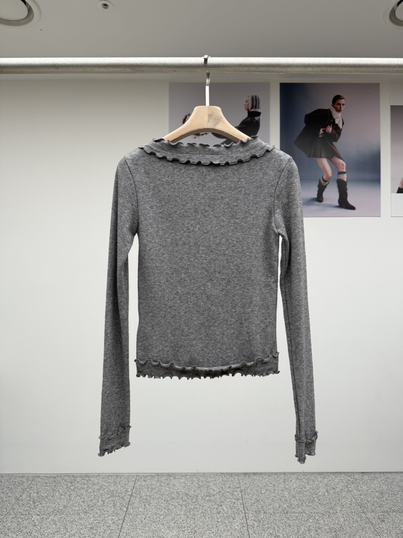 MADE-P韓國代購㊣女裝新款25秋冬人氣熱賣推薦職業長袖T恤MADE-P長袖T恤