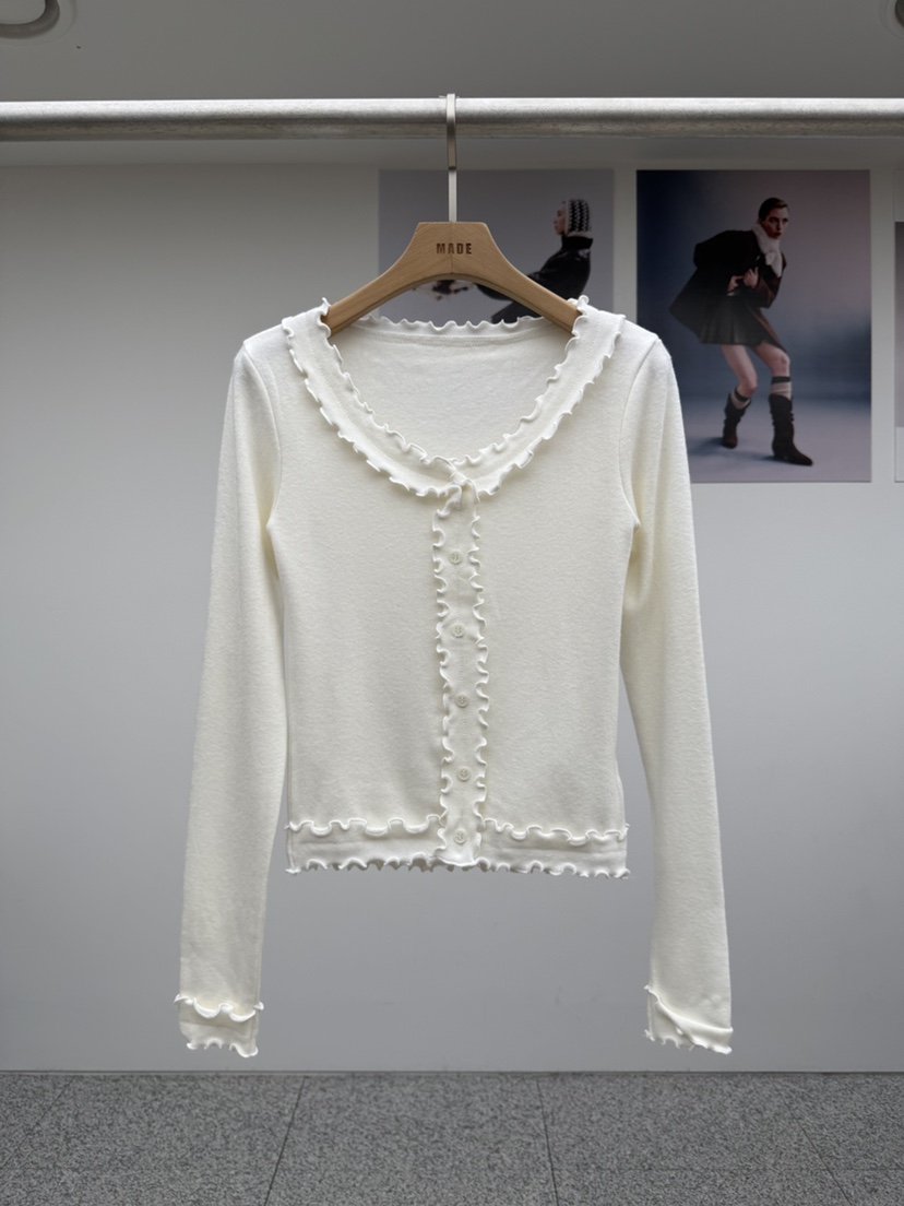 MADE-P韓國代購㊣女裝新款25秋冬人氣熱賣推薦職業長袖T恤MADE-P長袖T恤圖色2