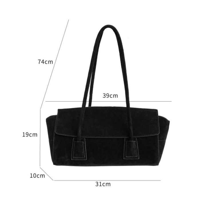 TROUVAILLE東大門㊣代購女裝新品人氣時尚休閑單肩斜跨包麂皮TROUVAILLE單肩/斜跨包