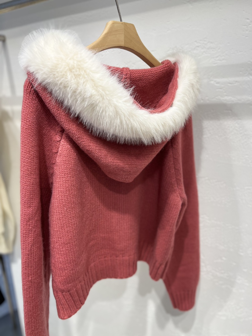 OLA韓國直郵㊣女裝新品休閑人氣時尚推薦熱賣針織衫連帽衫貂絨mellor/OLA針織衫