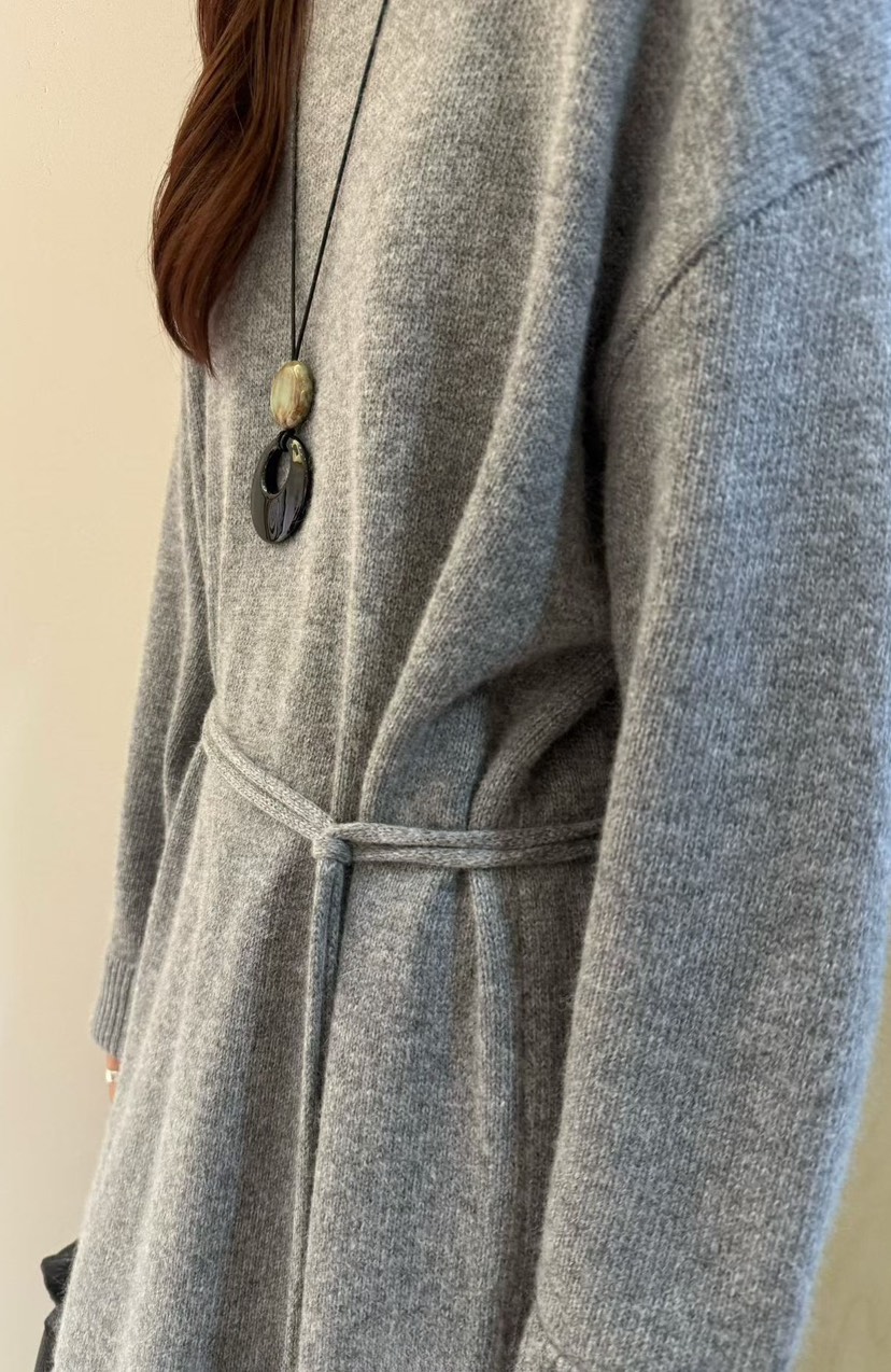 OLA東大門㊣直郵女士新款職業時尚25秋冬休閑推薦連衣裙高領mellor/OLA連衣裙