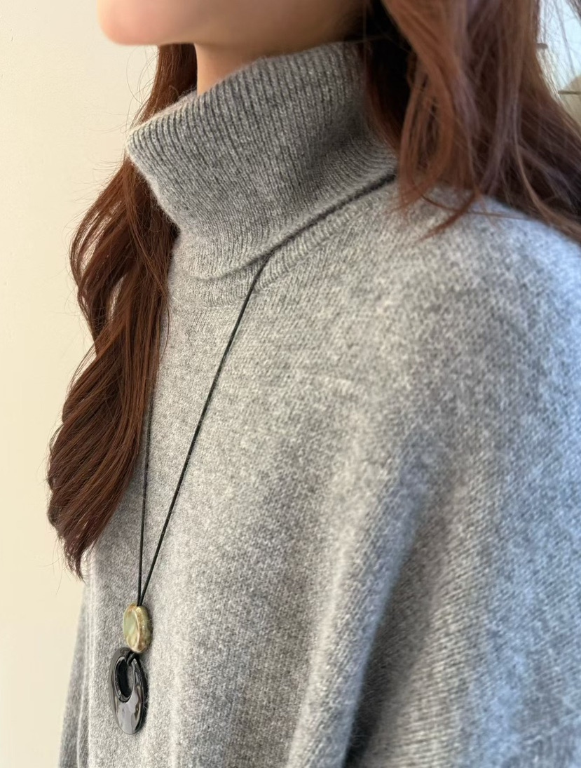 OLA東大門㊣直郵女士新款職業時尚25秋冬休閑推薦連衣裙高領mellor/OLA連衣裙