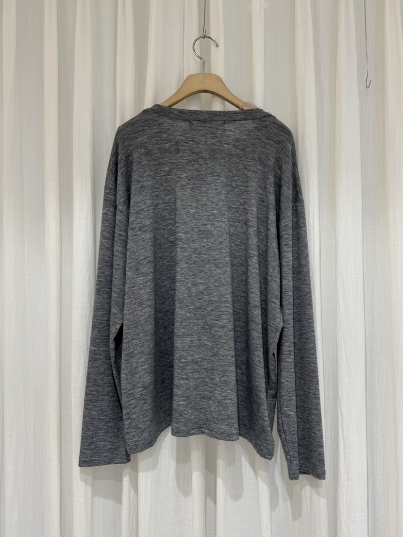 COKKIRI韓國代購㊣女裝新款休閑人氣時尚職業25秋冬長袖T恤披肩COKKIRI長袖T恤