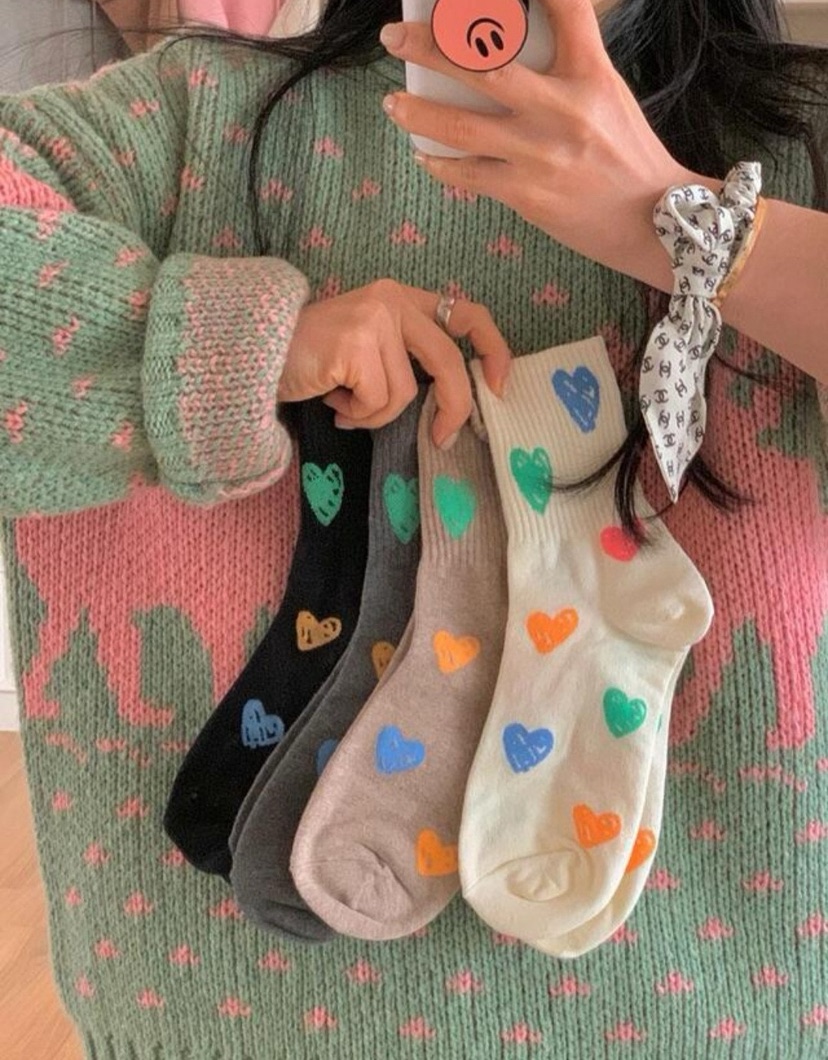 CACTUS-Q東大門㊣直郵女裝新款25秋冬熱賣職業休閑時尚襪子CACTUS十雙起/可混搭襪子