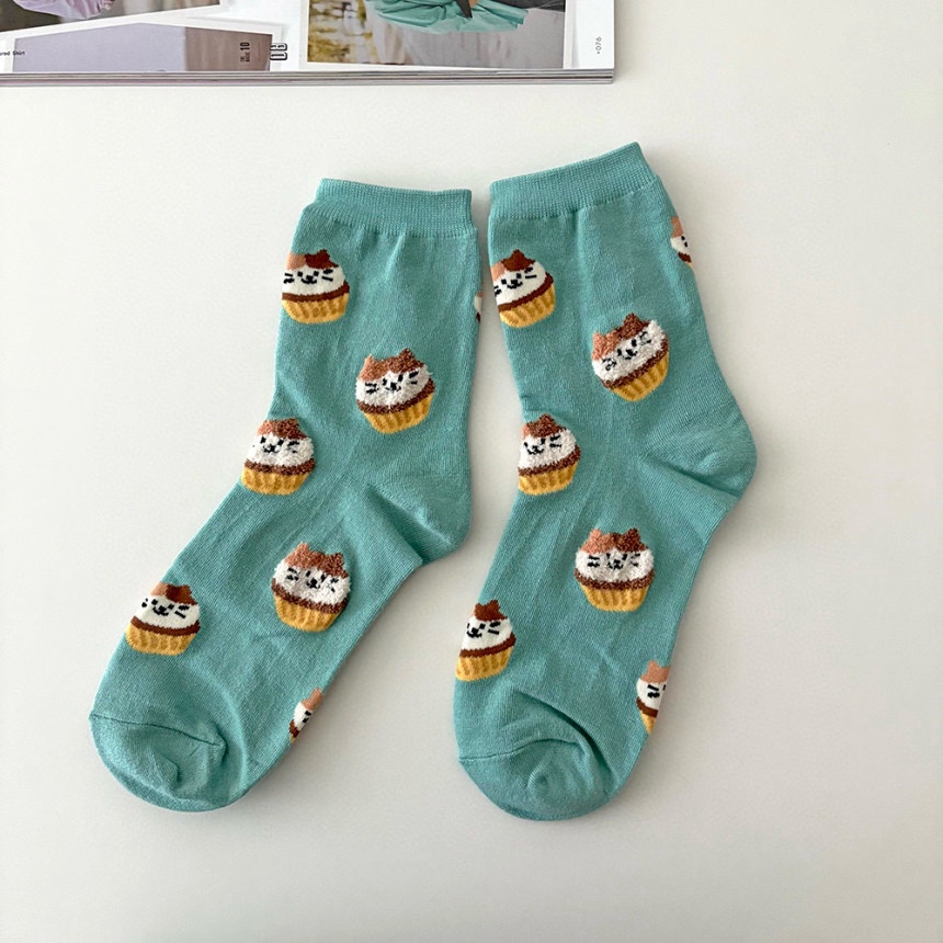 CACTUS-Q東大門㊣代購女裝新品職業25秋冬推薦人氣熱賣襪子CACTUS十雙起/可混搭襪子圖色4