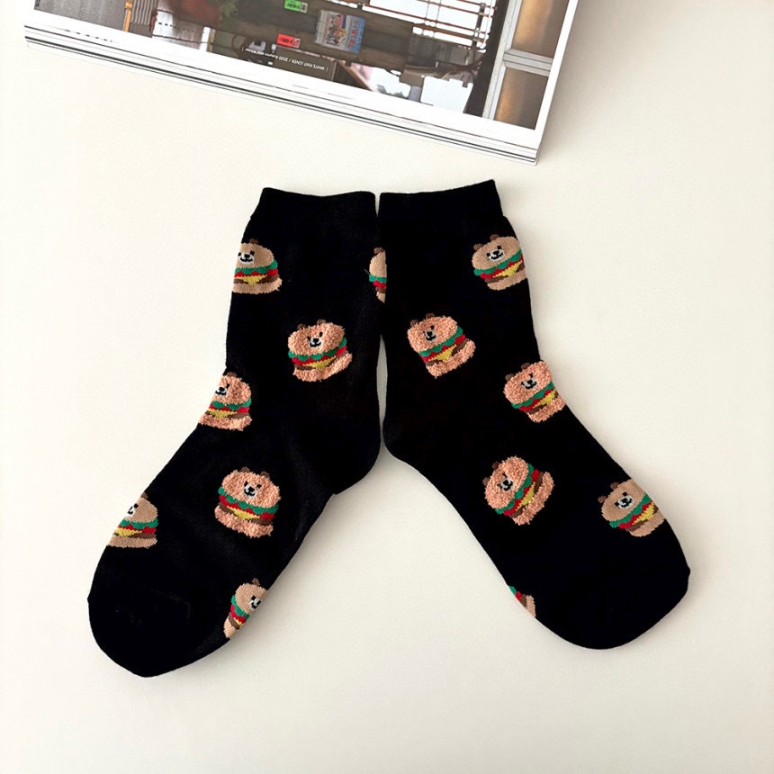 CACTUS-Q東大門㊣代購女裝新品職業25秋冬推薦人氣熱賣襪子CACTUS十雙起/可混搭襪子圖色5