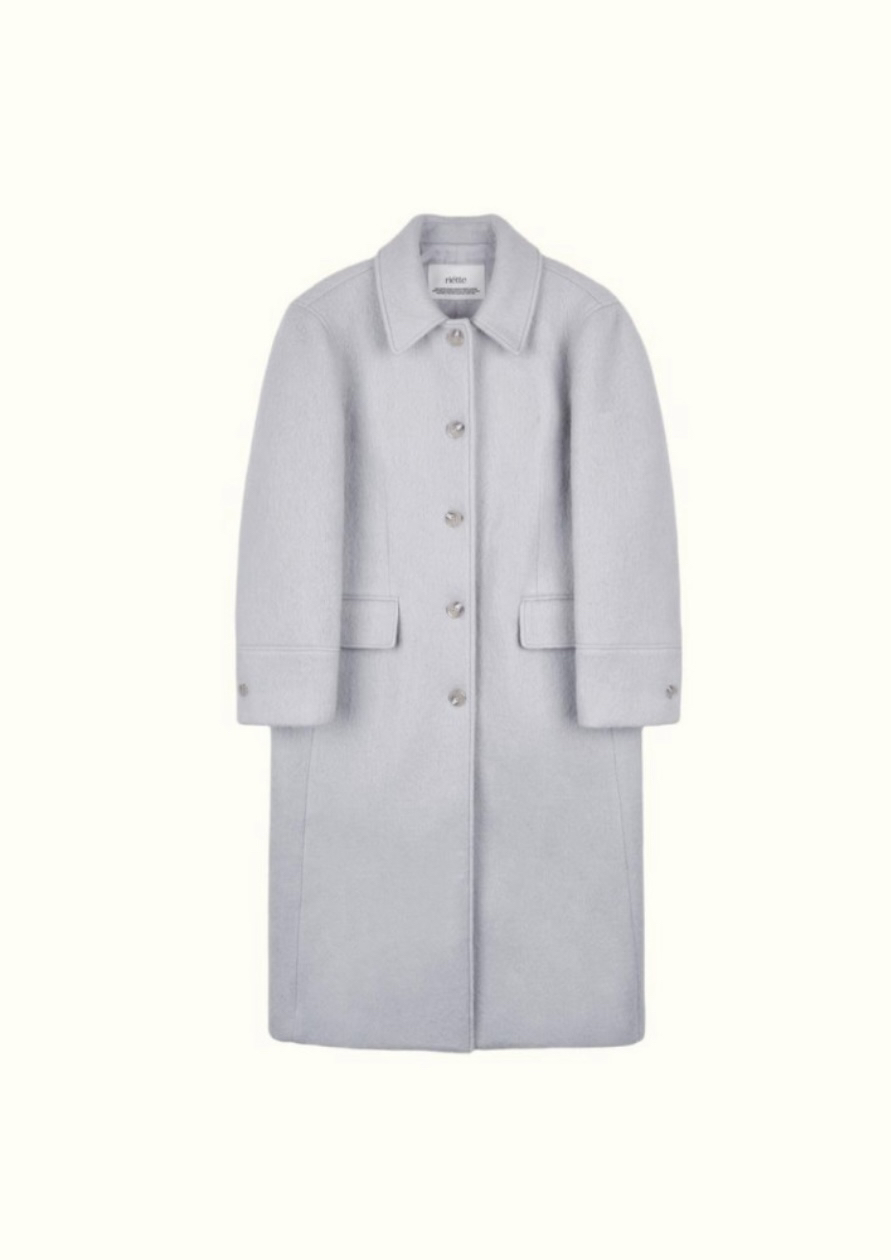 RIETTE韓國直郵㊣女士新品職業25秋冬休閑時尚人氣中長款大衣RIETTE中長款大衣