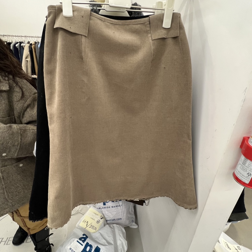 BREATHE韓國代購㊣女士新款時尚人氣職業半身裙中短裙燈芯絨BREATHE半身裙/中短裙