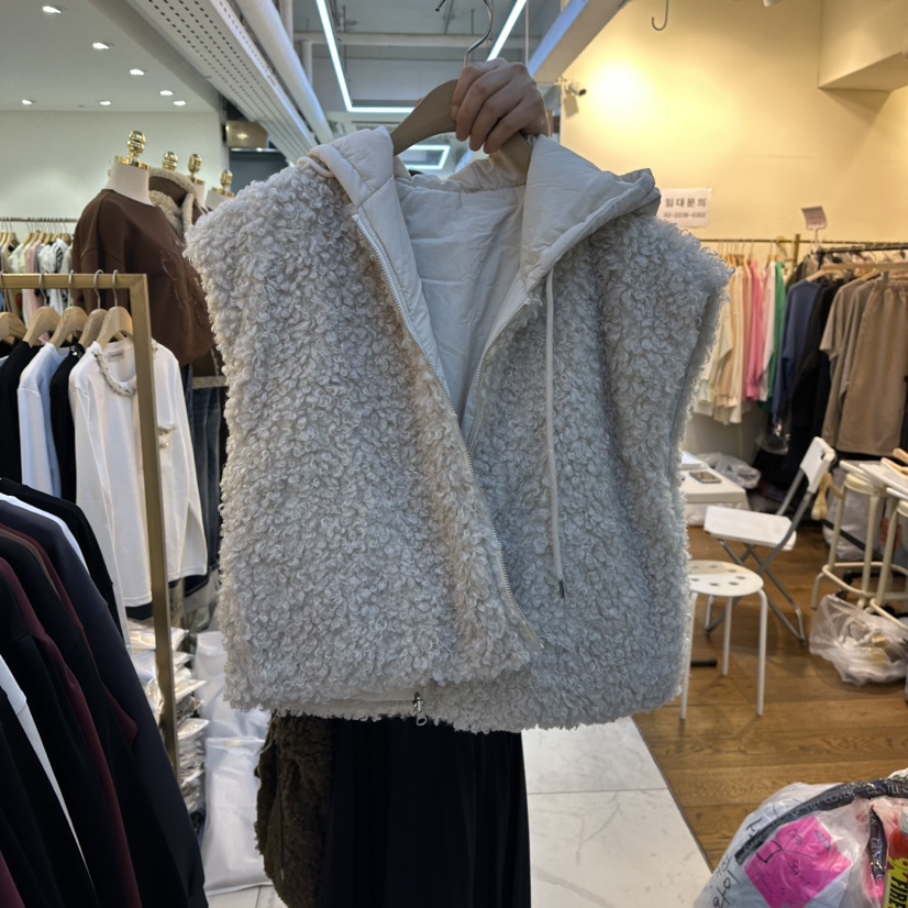 COCO HOLIC東大門㊣實拍女士新品職業休閑熱賣馬甲雙面抓絨COCO HOLIC馬甲圖色1