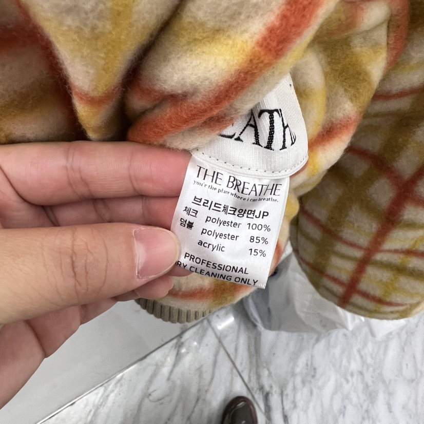 BREATHE韓國直郵㊣女士新品熱賣25秋冬休閑時尚短款大衣雙面BREATHE短款大衣