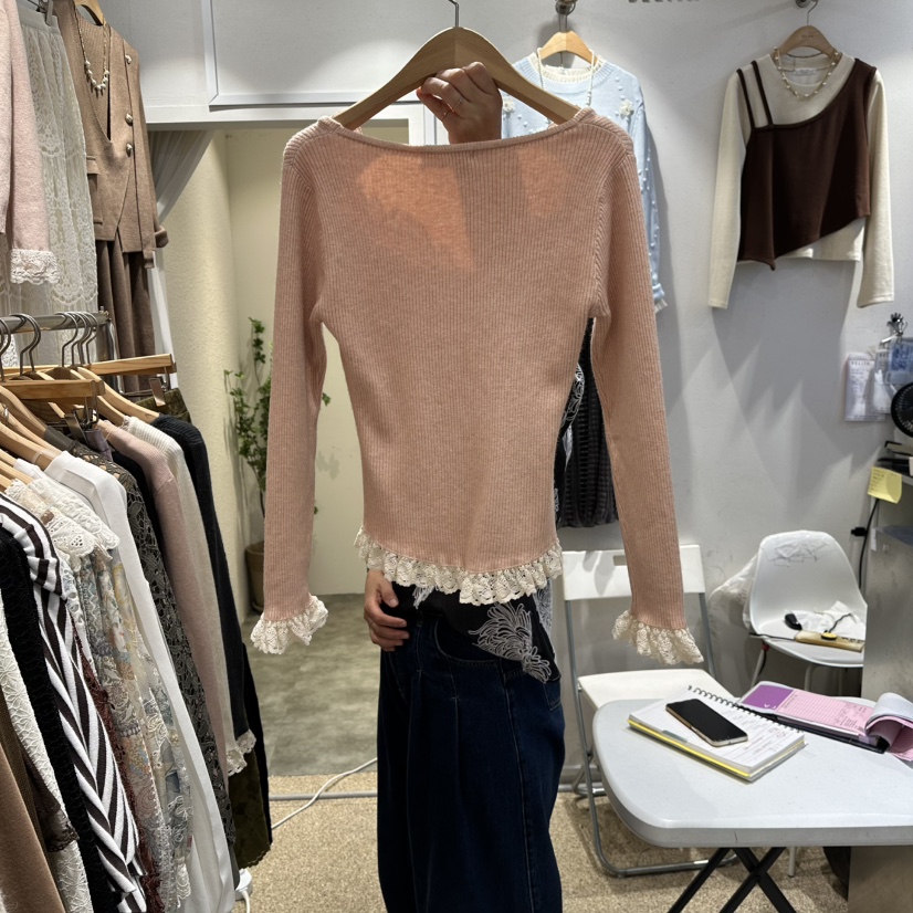 BELITA東大門㊣直郵女裝新品時尚25秋冬熱賣職業推薦針織衫BELITA針織衫