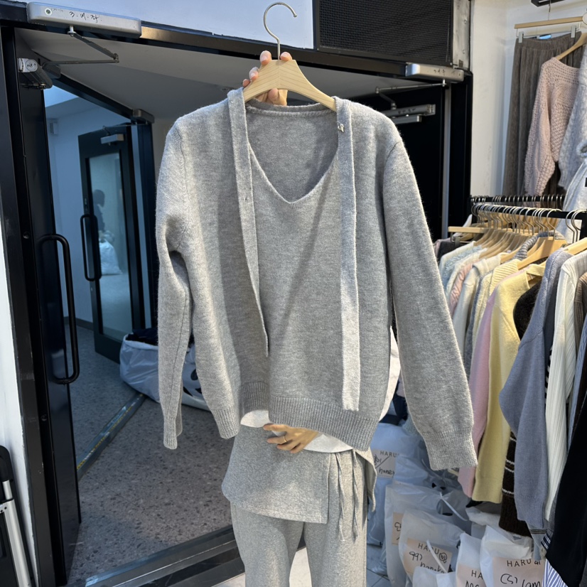 HARU-Q東大門㊣代購女裝新款人氣休閑推薦職業熱賣時尚針織衫HARU-Q針織衫圖色4