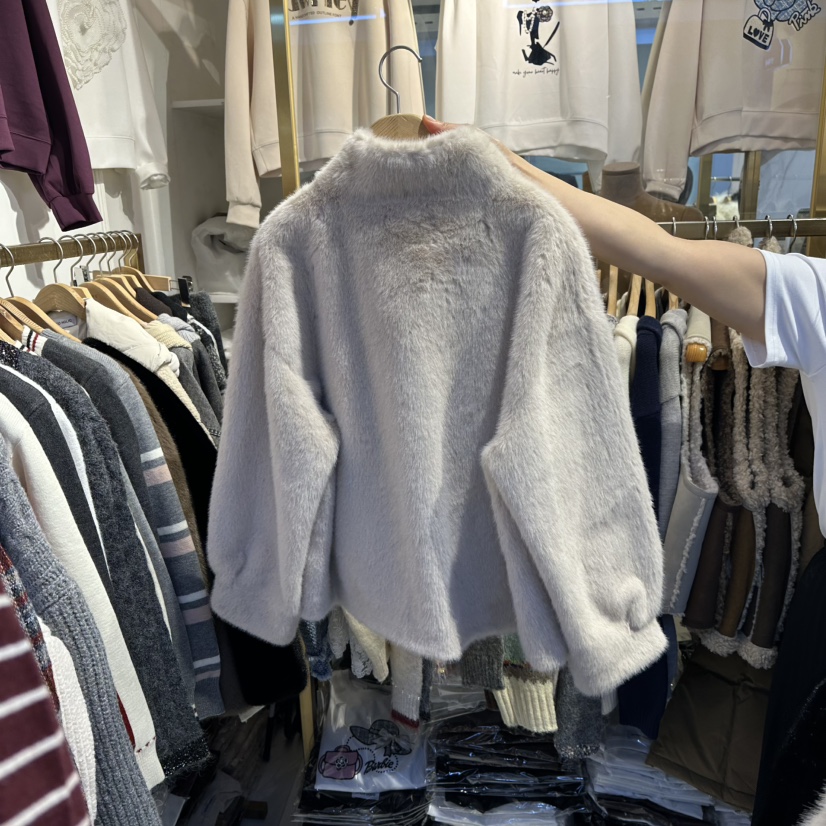 COCO HOLIC韓國直郵㊣女裝新品職業人氣熱賣25秋冬夾克毛皮COCO HOLIC夾克