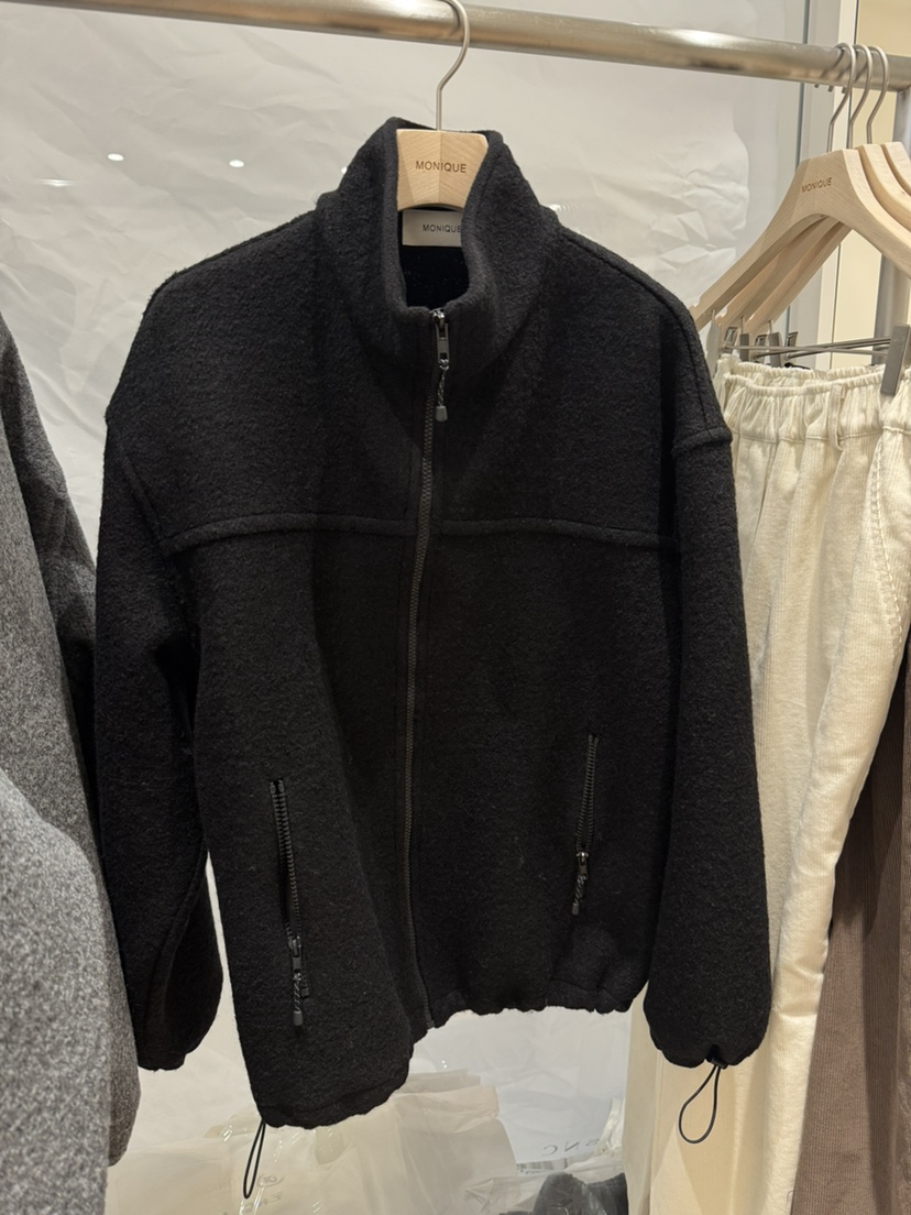 MONIQUE韓國直郵㊣女裝新款職業時尚休閑熱賣推薦人氣夾克高領MONIQUE夾克圖色2