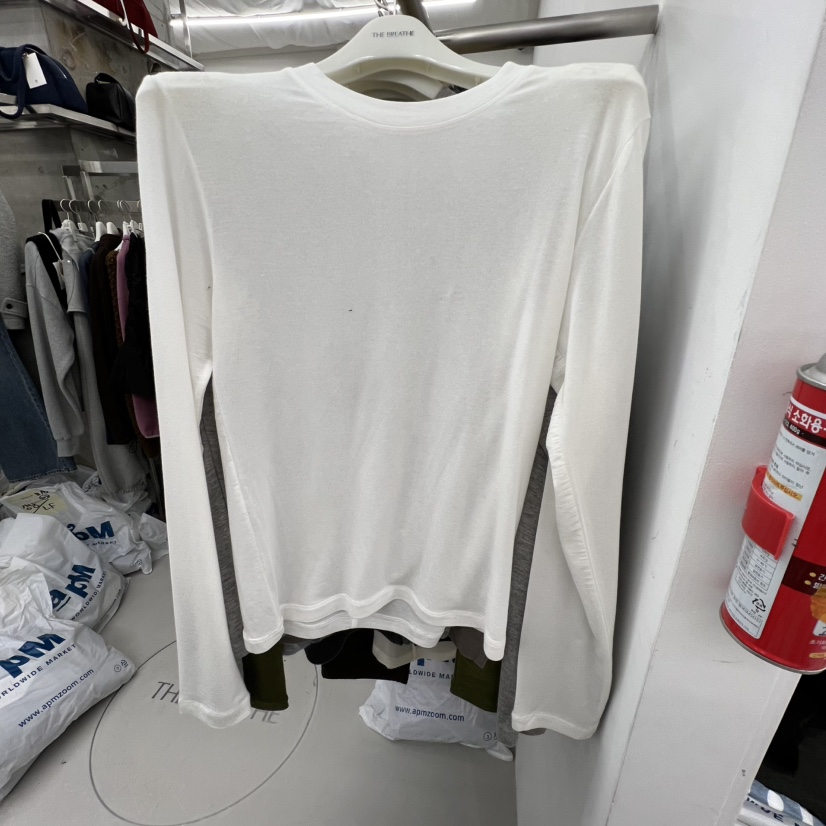 BREATHE東大門㊣直郵女士新品25秋冬推薦熱賣職業人氣長袖T恤BREATHE長袖T恤圖色5