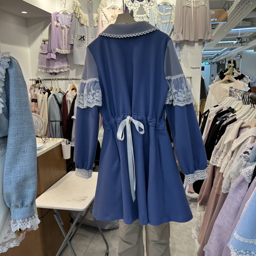 PAPA東大門㊣實拍女裝新款時尚熱賣推薦25秋冬人氣長款風衣PaPa/HALMADE長款風衣