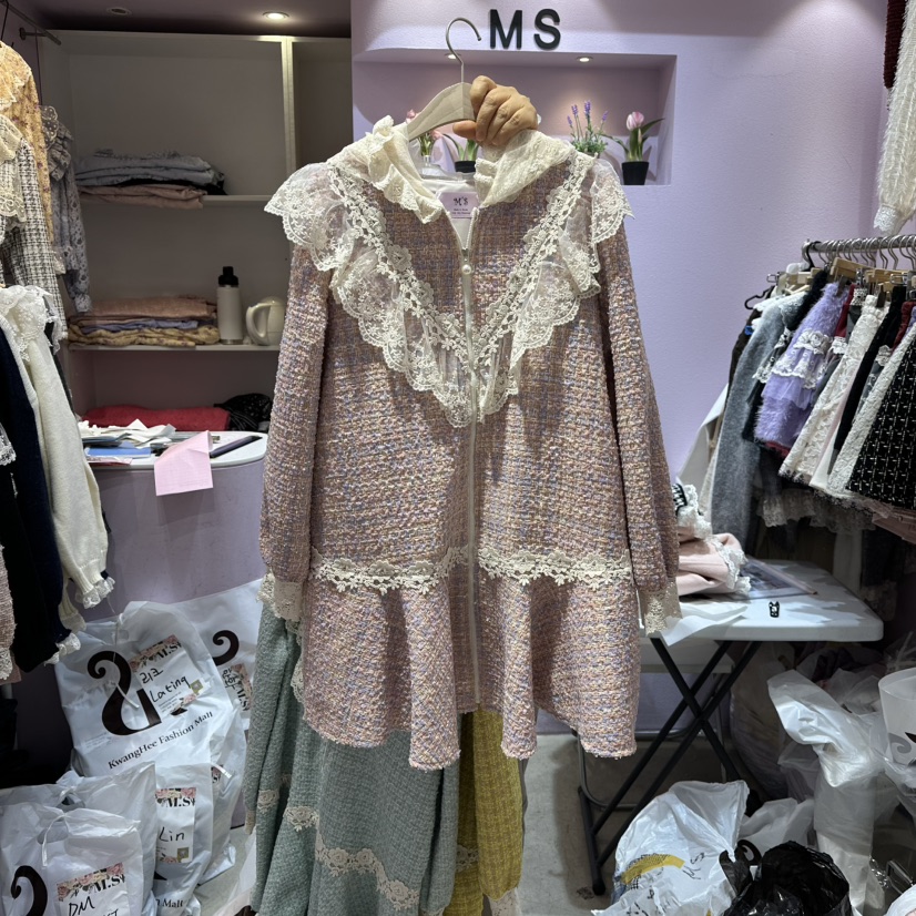 MS韓國代購㊣女裝新品熱賣推薦25秋冬人氣時尚職業休閑連衣裙MS連衣裙圖色3