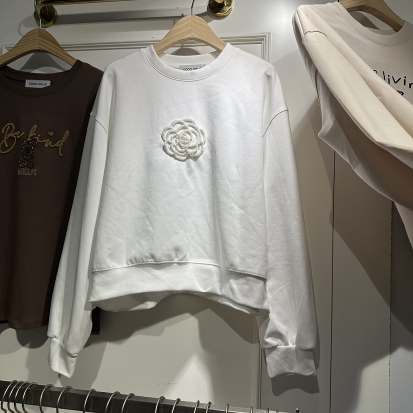 COCO HOLIC東大門㊣實拍女裝新品時尚人氣休閑職業熱賣衛衣COCO HOLIC衛衣圖色1