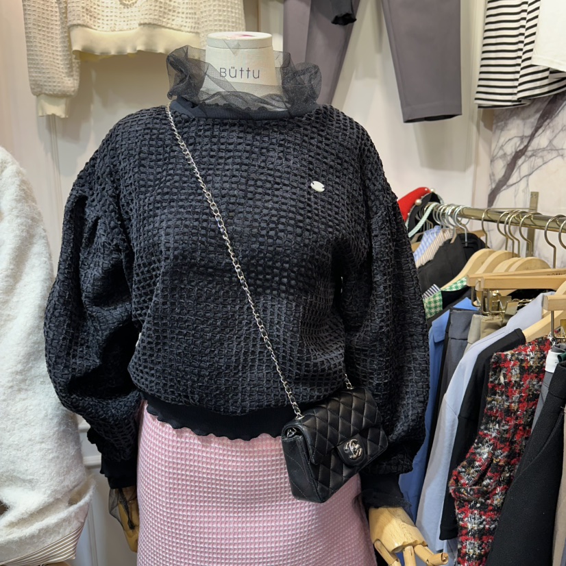 BUTTU東大門㊣實拍女士新款推薦休閑時尚人氣衛衣不含包天鵝絨10 O CLOCK/Buttu衛衣圖色2