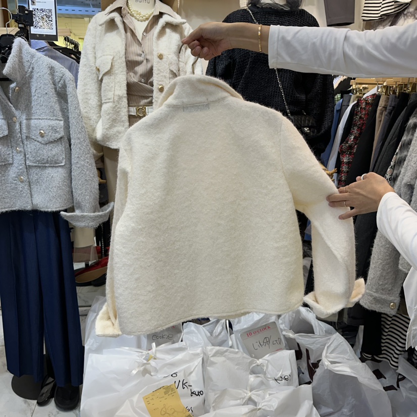 BUTTU東大門㊣實拍女士新品時尚職業推薦熱賣休閑人氣夾克羊毛10 O CLOCK/Buttu夾克