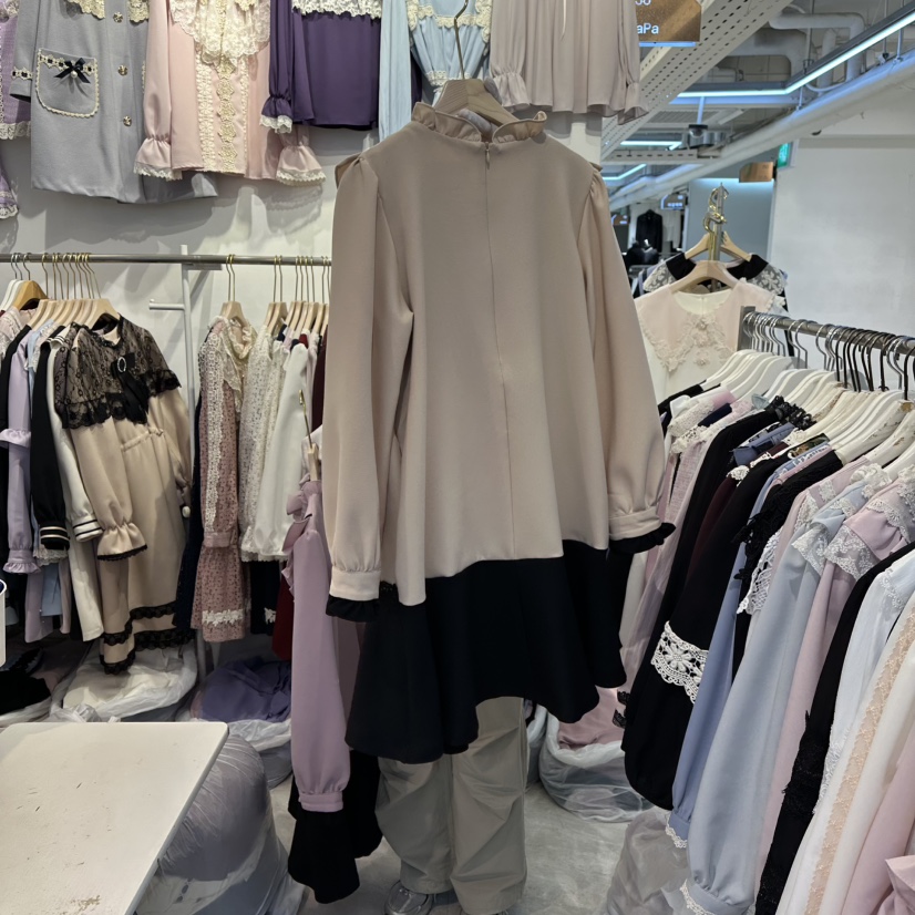 PAPA韓國代購㊣女裝新品休閑職業時尚人氣推薦25秋冬連衣裙PaPa/HALMADE連衣裙