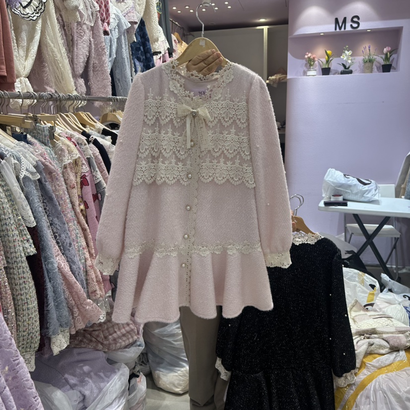 MS韓國代購㊣女士新款推薦25秋冬職業人氣時尚休閑熱賣連衣裙MS連衣裙圖色2