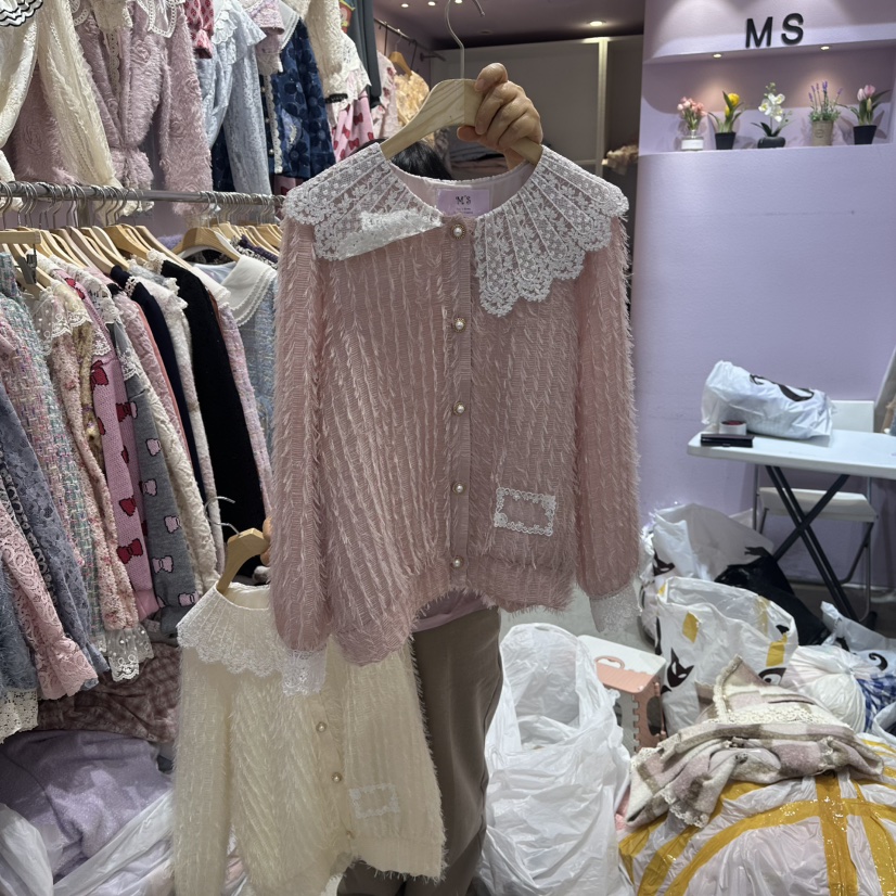 MS東大門㊣直郵女士新品推薦時尚職業25秋冬人氣針織衫開衫MS針織衫圖色1