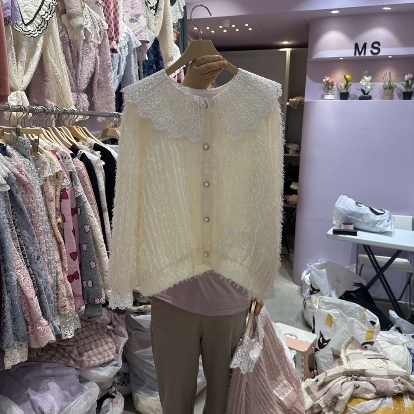 MS東大門㊣直郵女士新品推薦時尚職業25秋冬人氣針織衫開衫MS針織衫圖色2