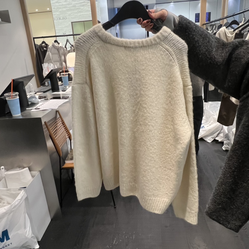 OBJECT韓國代購㊣女士新款人氣熱賣休閑職業25秋冬針織衫羊駝毛OBJECT針織衫