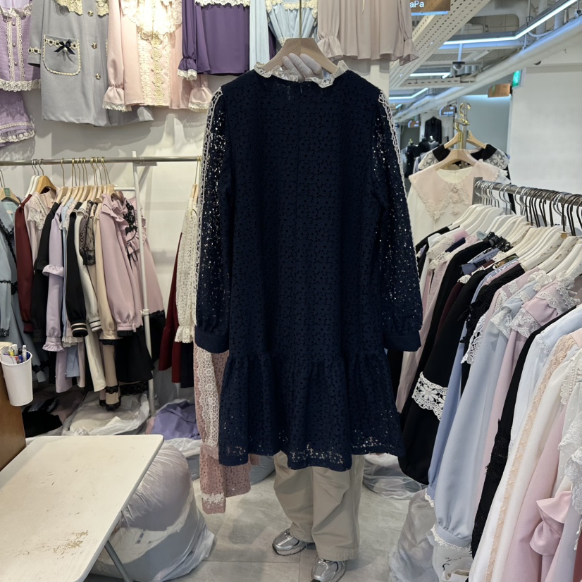 PAPA東大門㊣實拍女士新款休閑職業時尚25秋冬推薦人氣連衣裙PaPa/HALMADE連衣裙