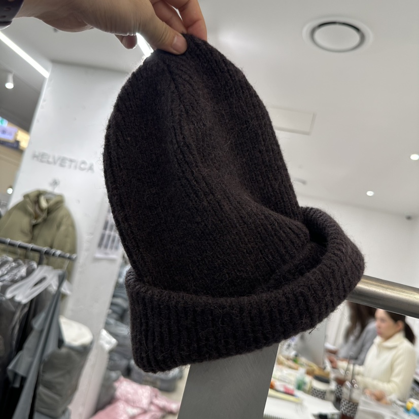 HELVETICA韓國直郵㊣女裝新款職業熱賣時尚休閑25秋冬推薦帽子HELVETICA帽子圖色1棕色