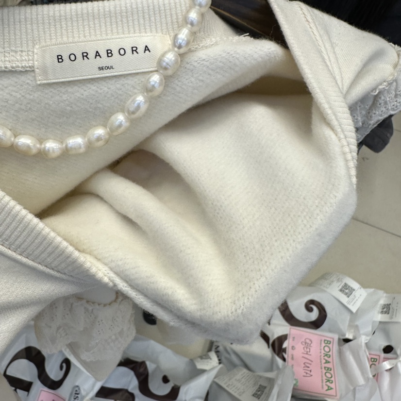 BORA BORA東大門㊣直郵女士新品熱賣25秋冬衛衣不含腰包加絨BORA BORA衛衣