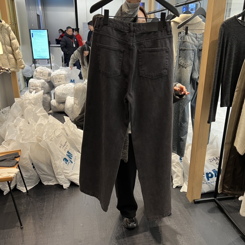 OBJECT韓國直郵㊣女士新品推薦熱賣人氣休閑褲不含腰帶拉絨OBJECT休閑褲