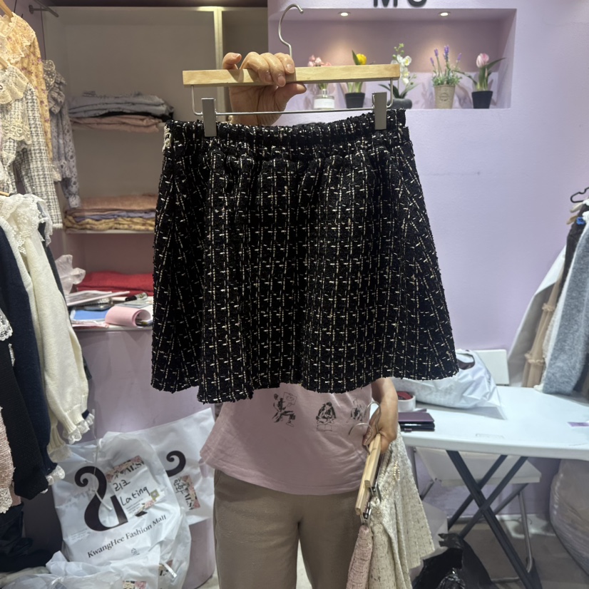 MS韓國直郵㊣女裝新款熱賣休閑25秋冬職業人氣時尚推薦短裙MS短裙