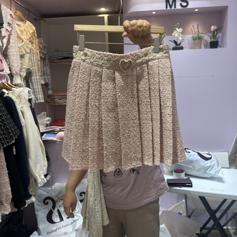 MS韓國直郵㊣女裝新款熱賣休閑25秋冬職業人氣時尚推薦短裙MS短裙圖色2