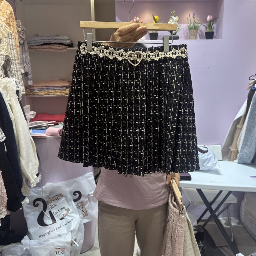 MS韓國直郵㊣女裝新款熱賣休閑25秋冬職業人氣時尚推薦短裙MS短裙圖色3