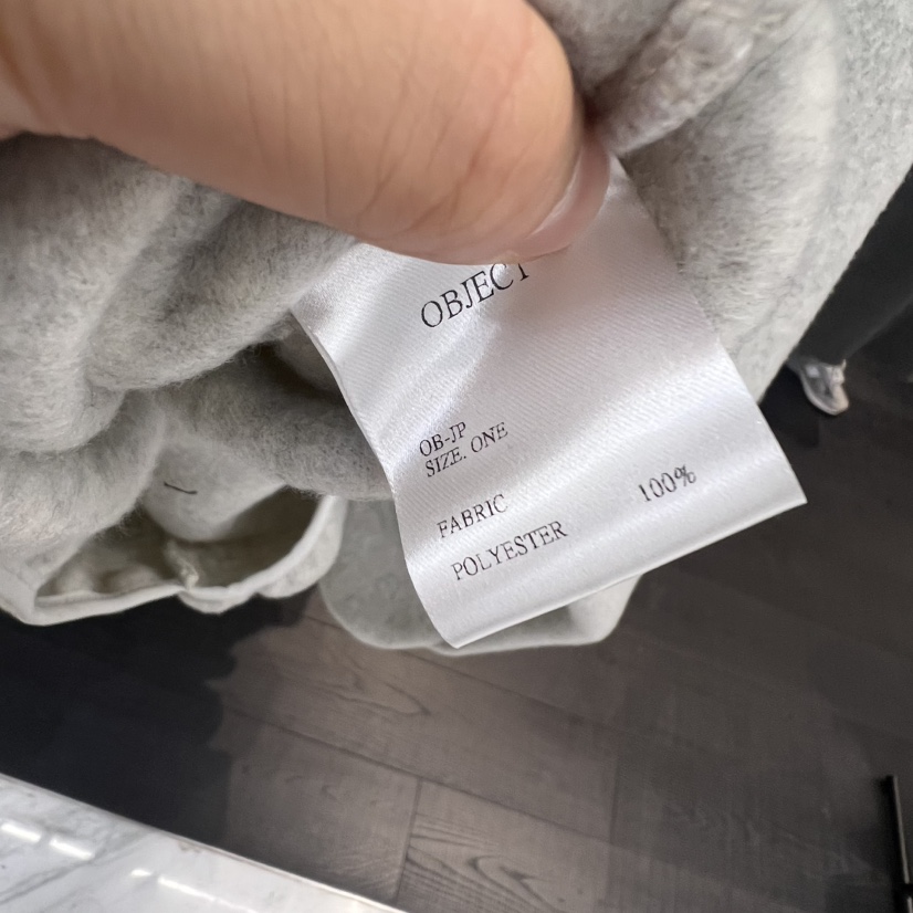 OBJECT東大門㊣代購女裝新款推薦休閑時尚人氣衛衣抓絨高領OBJECT衛衣