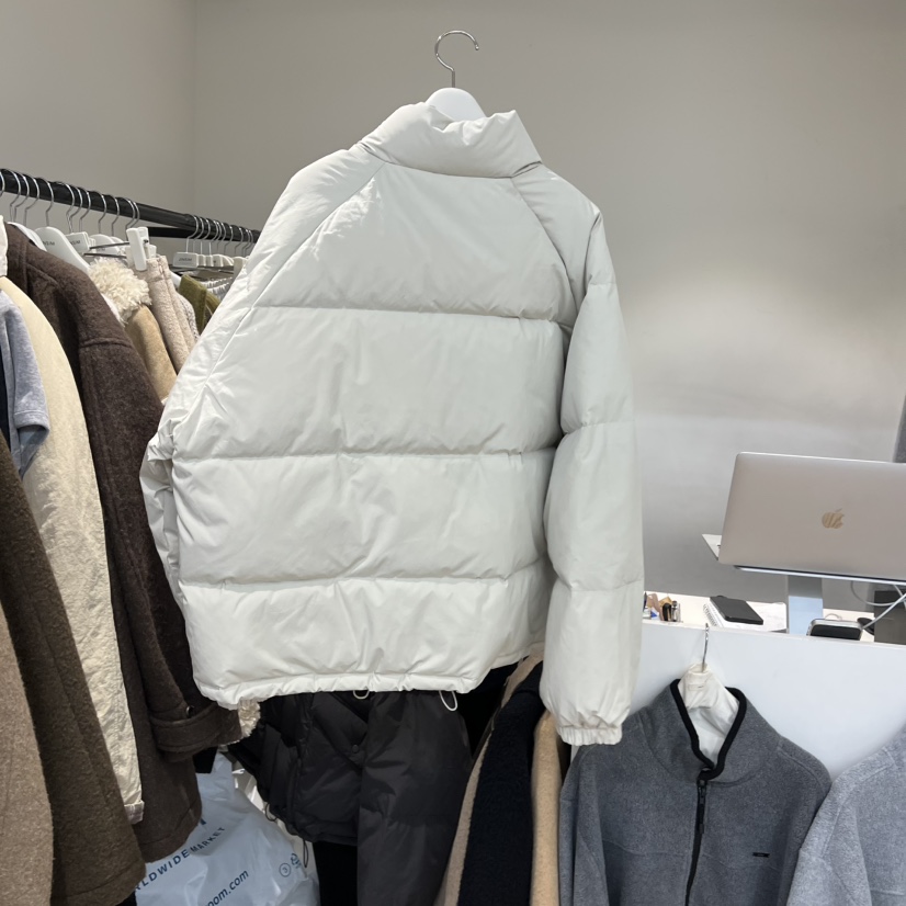 JINSIM韓國代購㊣女裝新品人氣推薦職業熱賣25秋冬短款羽絨服絨JINSIM短款羽絨服