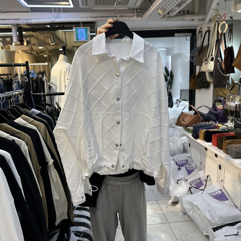 BAKHA東大門㊣直郵女士新款職業25秋冬推薦人氣時尚襯衫蕾絲衫BAKHA襯衫/蕾絲衫圖色1