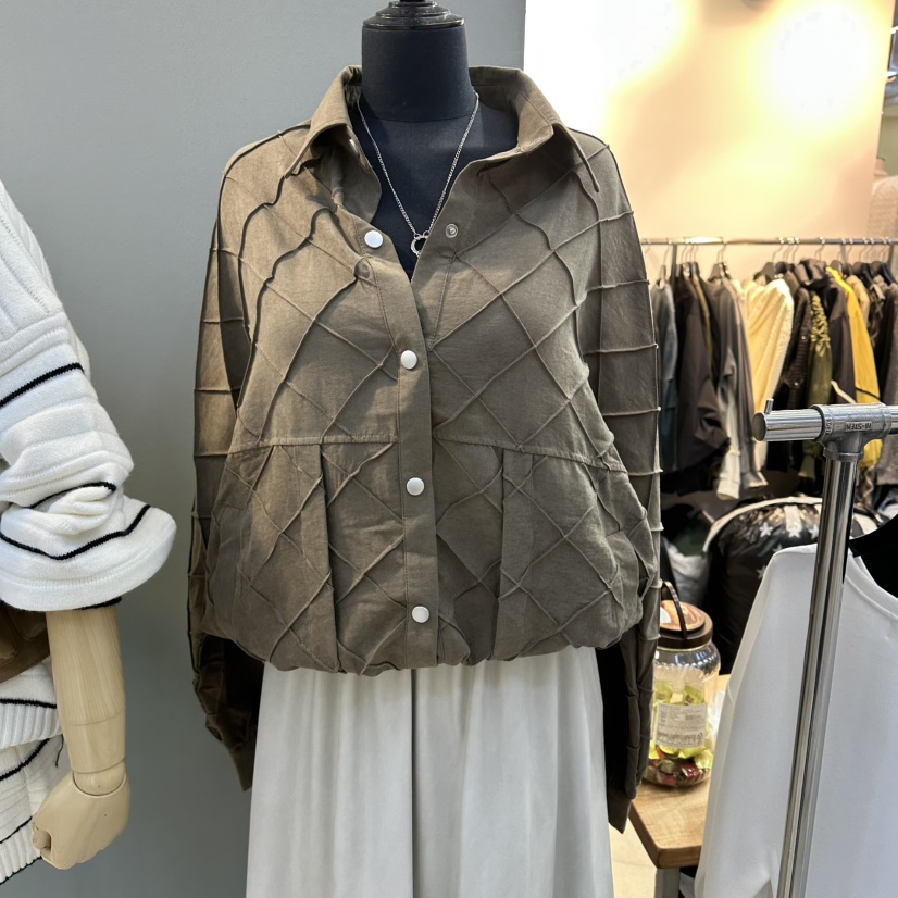 BAKHA東大門㊣直郵女士新款職業25秋冬推薦人氣時尚襯衫蕾絲衫BAKHA襯衫/蕾絲衫圖色2