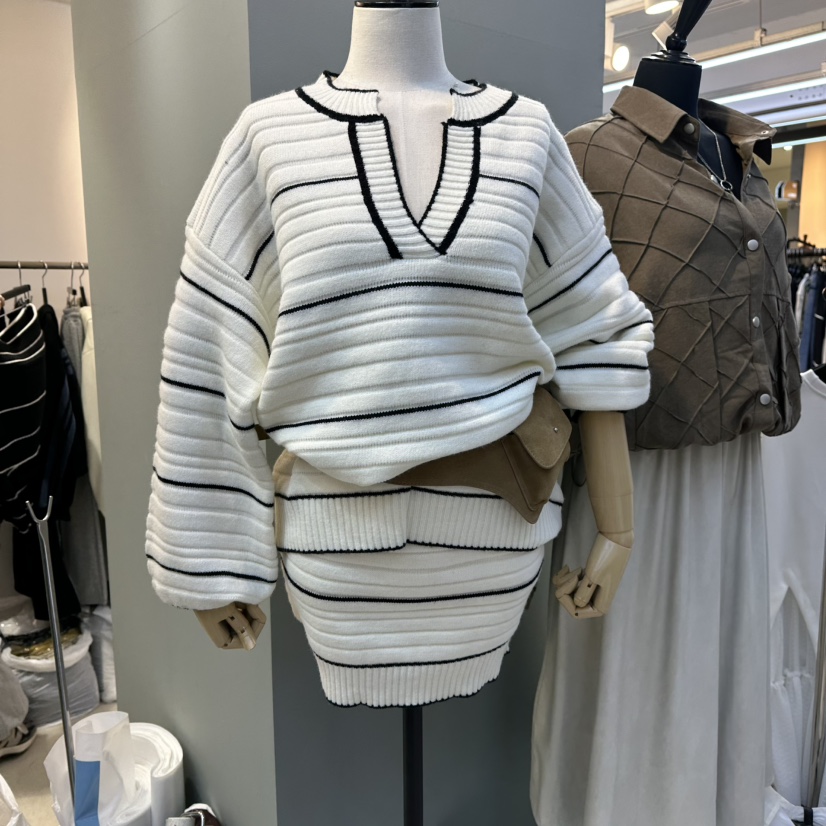 BAKHA東大門㊣實拍女士新品休閑時尚熱賣推薦職業套裝兩件套BAKHA套裝圖色1