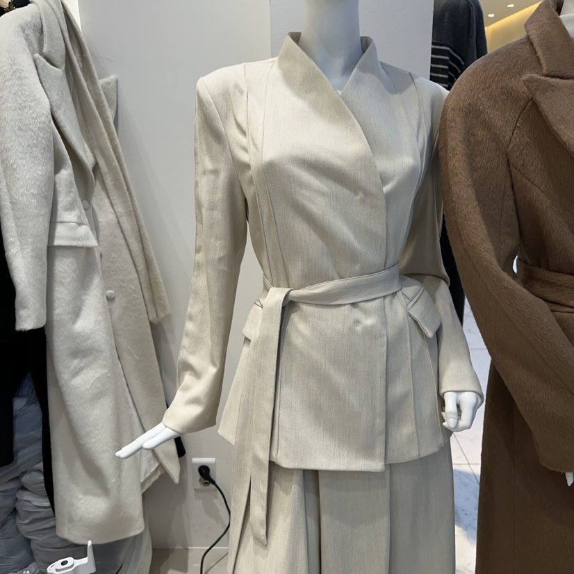 SENSIBLE-S韓國代購㊣女士新款休閑熱賣時尚套裝兩件套羊毛SENSIBLE套裝圖色1