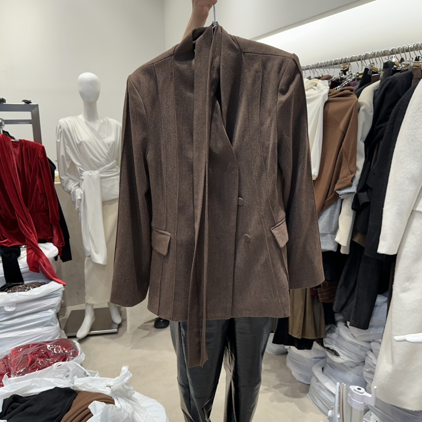 SENSIBLE-S韓國代購㊣女士新款休閑熱賣時尚套裝兩件套羊毛SENSIBLE套裝圖色2