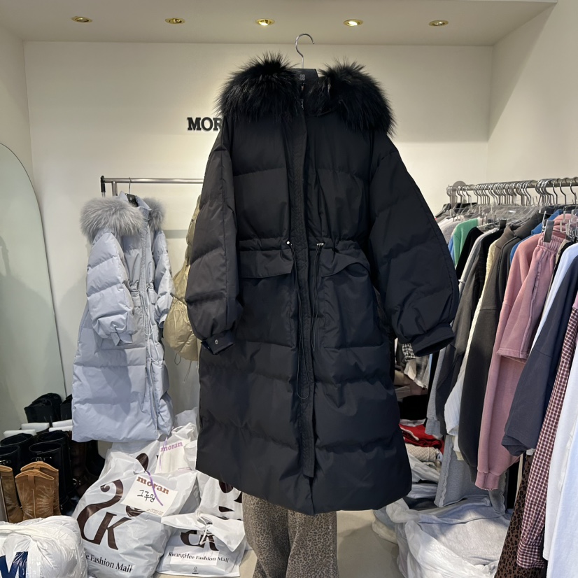 MORAN東大門㊣直郵女裝新款推薦人氣25秋冬時尚長款羽絨服鵝絨MORAN/MOSCO長款羽絨服圖色2